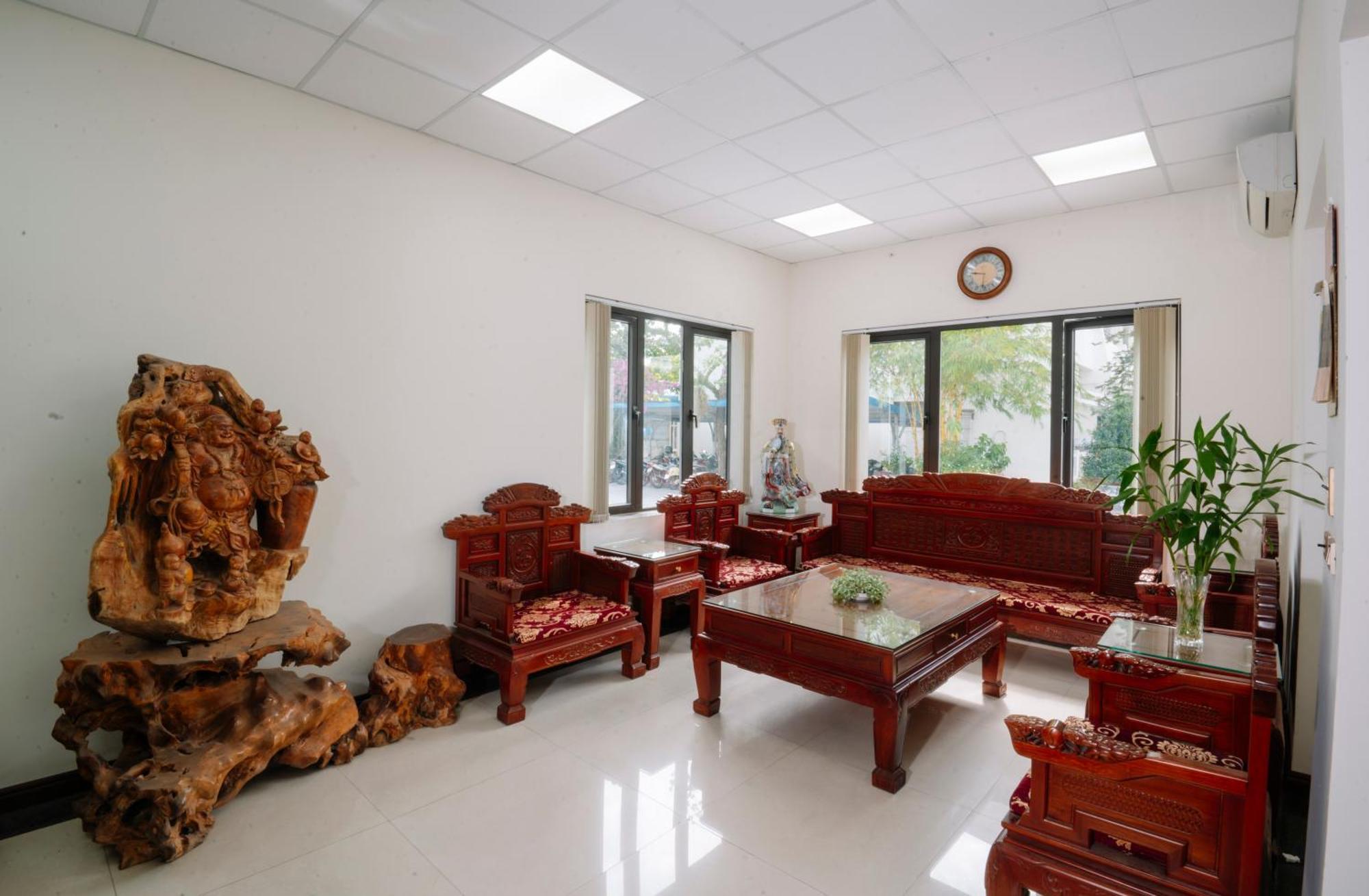 Hotel Khach San Det Nam Dinh Exterior foto
